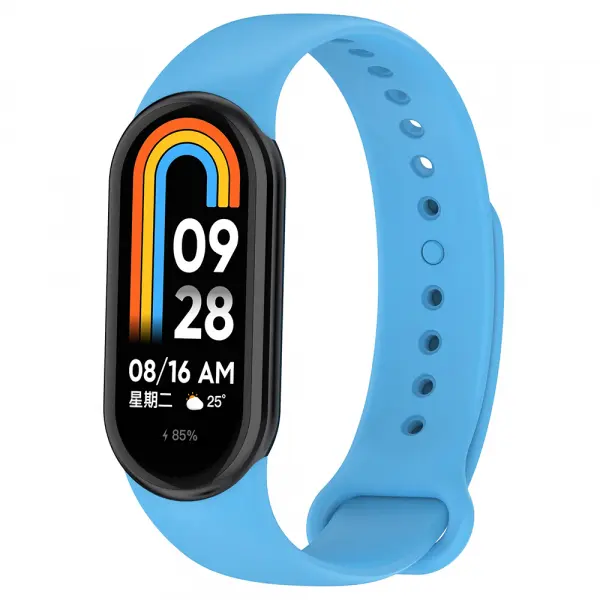 Curea Techsuit W014 pentru Xiaomi Smart Band 10 / 9 / 8, Albastra