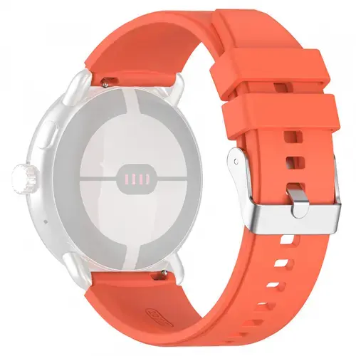 Curea Techsuit W026 pentru Huawei Watch / Xiaomi Watch Series, 22mm, Portocaliu