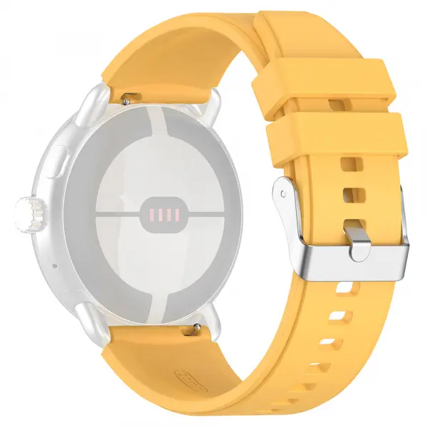Curea Techsuit W026 pentru Samsung Galaxy Watch / Huawei Watch Series, 20mm, Galbena