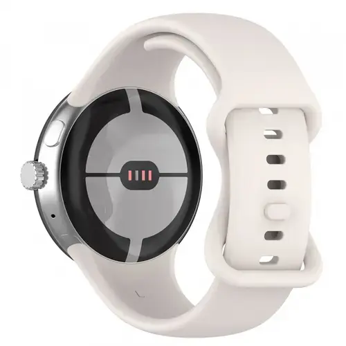 Curea Techsuit W031 pentru Google Pixel Watch 3 45mm, Crem