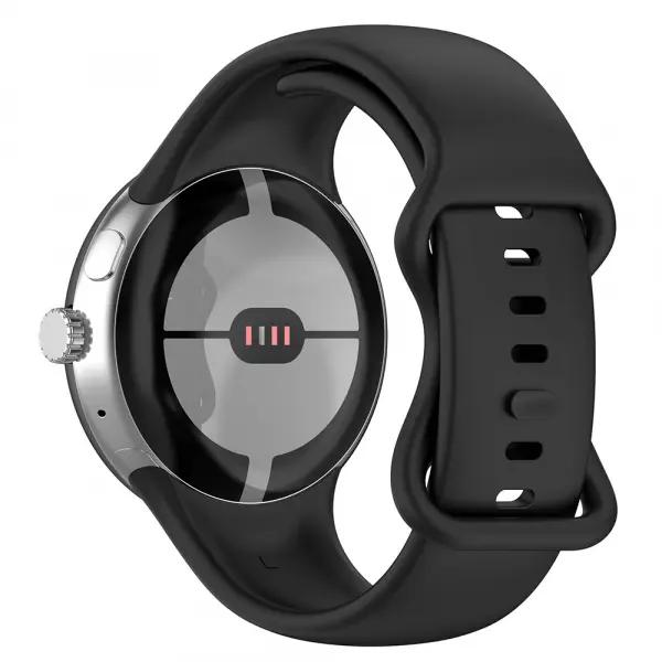 Curea Techsuit W031 pentru Google Pixel Watch 4 41mm / Watch 3 41mm / Watch 2 / Watch, Neagra