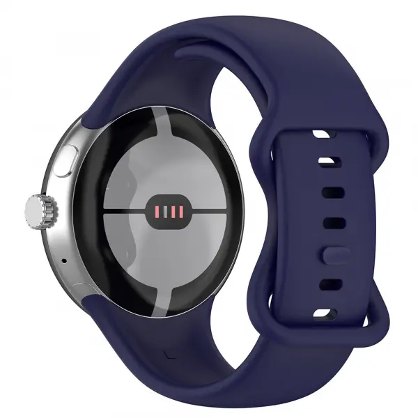Curea Techsuit W031 pentru Google Pixel Watch 4 41mm / Watch 3 41mm / Watch 2 / Watch, Bleumarin