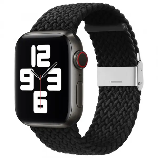 Curea Techsuit W032 pentru Apple Watch 42mm / 41mm / 40mm / 38mm Series, Neagra