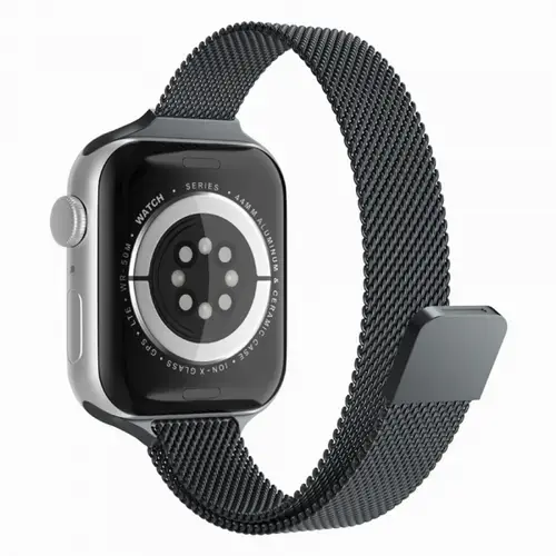 Curea Techsuit W034 pentru Apple Watch 42mm / 41mm / 40mm / 38mm Series, Negru
