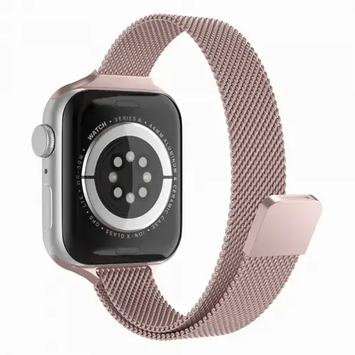 Curea Techsuit W034 pentru Apple Watch 49mm / 46mm / 45mm / 44mm / 42mm Series, Roz