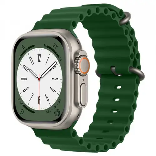 Curea Techsuit W038 pentru Apple Watch 49mm / 46mm / 45mm / 44mm / 42mm Series, Verde