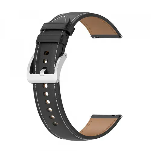 Curea Techsuit W048 pentru Huawei Watch / Xiaomi Watch Series, 22mm, Negru