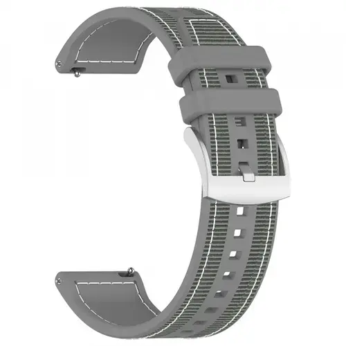 Curea Techsuit W051 pentru Huawei Watch / Xiaomi Watch Series, 22mm, Gri
