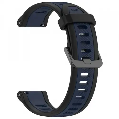 Curea Techsuit W053 pentru Samsung Galaxy Watch / Huawei Watch Series, 20mm, Albastru