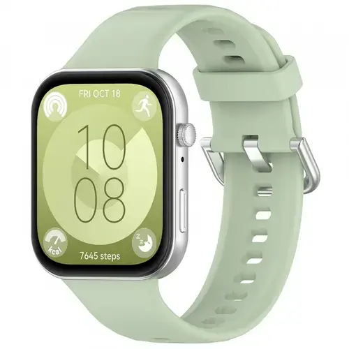 Curea Techsuit W061 pentru Huawei Watch Fit 4 Pro / Watch Fit 4 / Watch Fit 3, Verde