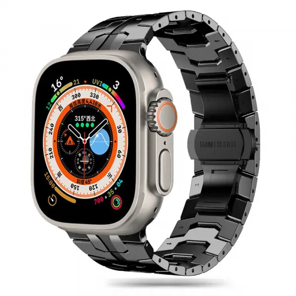 Curea Techsuit W063 pentru Huawei Watch / Xiaomi Watch Series, Neagra
