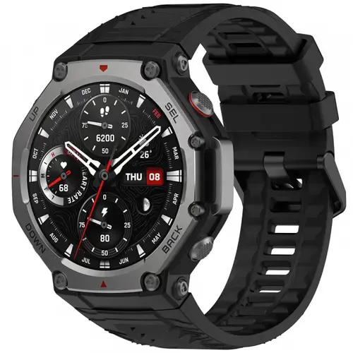 Curea Techsuit W067 pentru Amazfit T-Rex 3 (Negru)