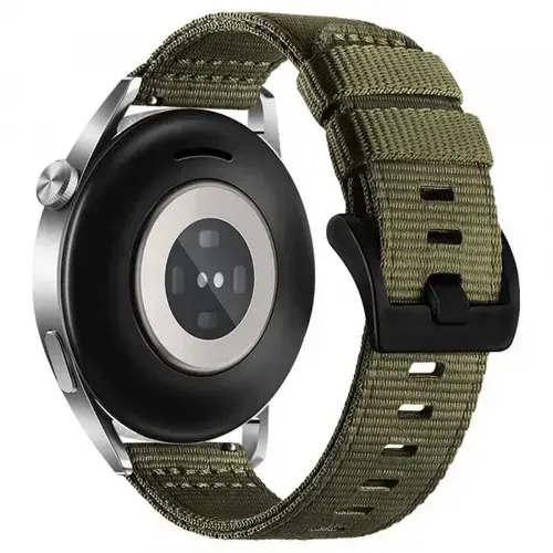 Curea Techsuit W070 pentru Samsung Galaxy Watch / Huawei Watch Series, 20mm, Verde