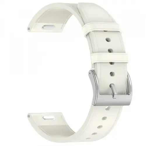 Curea Techsuit W073 pentru Samsung Galaxy Watch Series, 20mm, Alb