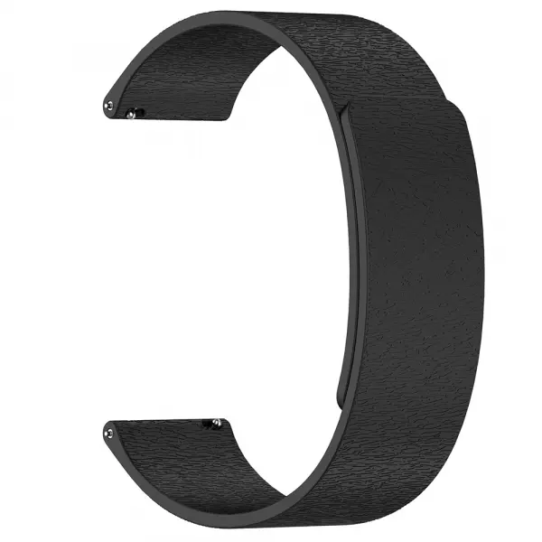 Curea Techsuit W074 pentru Samsung Galaxy Watch Series, 20mm, Neagra