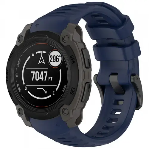 Curea Techsuit W076 pentru Garmin Instinct E 45mm, Albastru