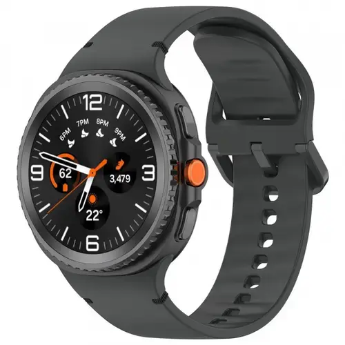 Curea Techsuit W079 pentru Samsung Galaxy Watch 8 Classic / Watch8 44mm / Watch 8 40mm, Negru