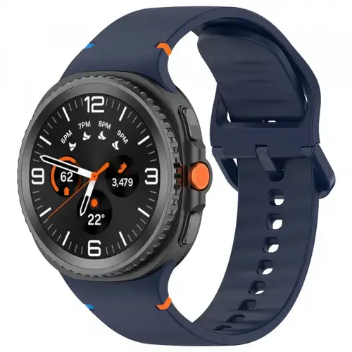 Curea Techsuit W079 pentru Samsung Galaxy Watch 8 Classic / Watch8 44mm / Watch 8 40mm, Albastru