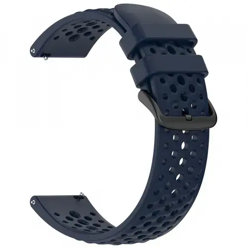 Curea Techsuit W083 pentru Amazfit Watch / Samsung Watch Series, 22mm, Bleumarin