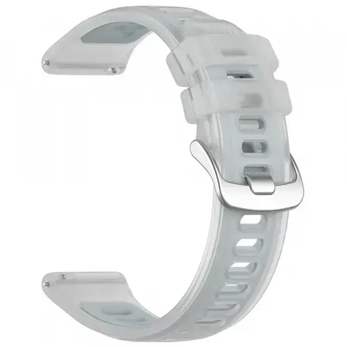 Curea Techsuit W084 pentru Samsung Galaxy Watch / Huawei Watch Series, 20mm, Alb