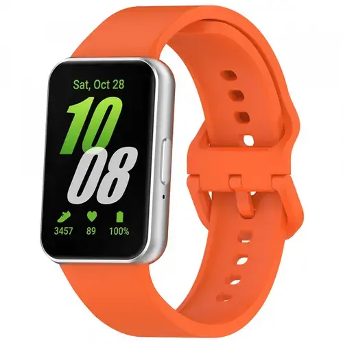 Curea Techsuit W086 pentru Samsung Galaxy Fit3 R39M, Portocalie