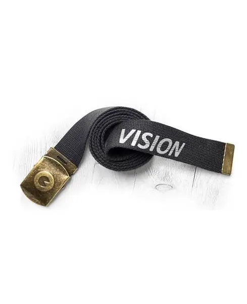 Curea textila neagra cu catarama metalica, culoarea albastru, Ardon VISION ALBASTRU