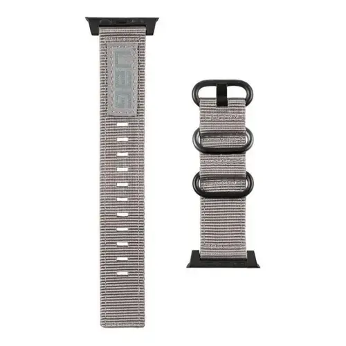Curea UAG Nato pentru Apple Watch 38mm / 40mm, Gri