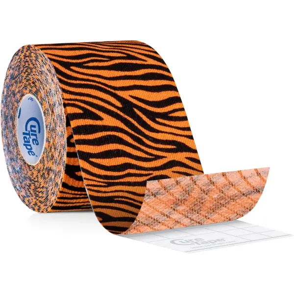 CureTape® Art bandă kinesiologică culoare Tiger Orange&Black 5 m