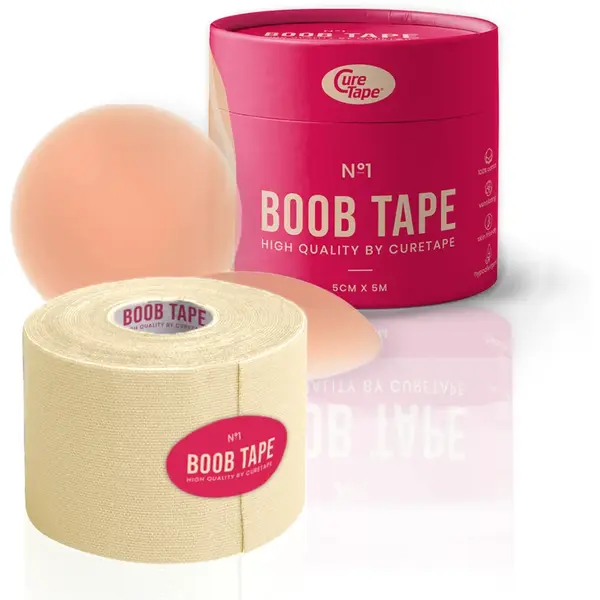 CureTape® Boob Tape bandă adezivă pentru sâni culoare Beige 5 m