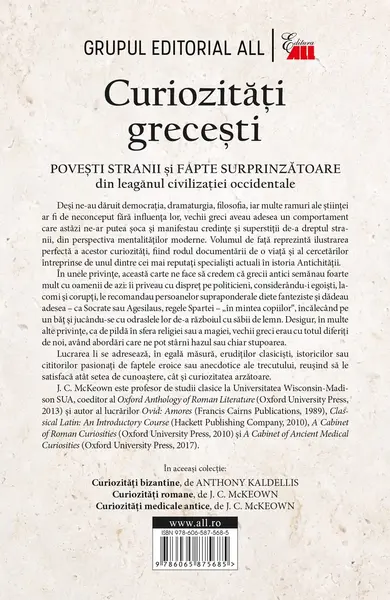 Curiozitati grecesti | J.C. McKeown