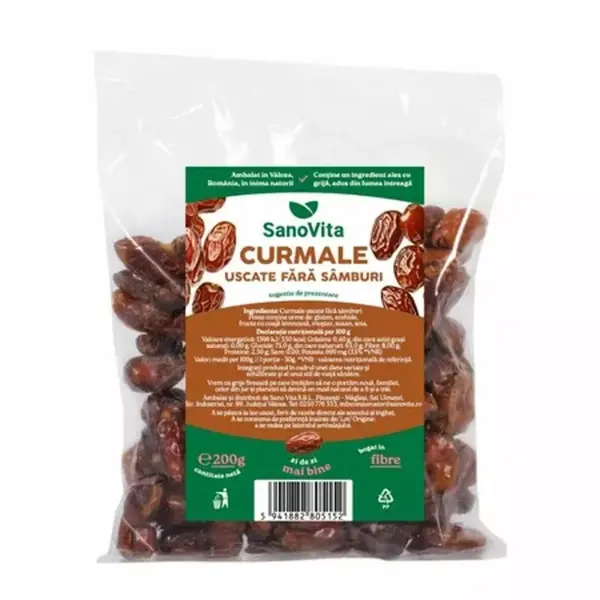 Curmale fara Samburi, Sanovita, 200 g