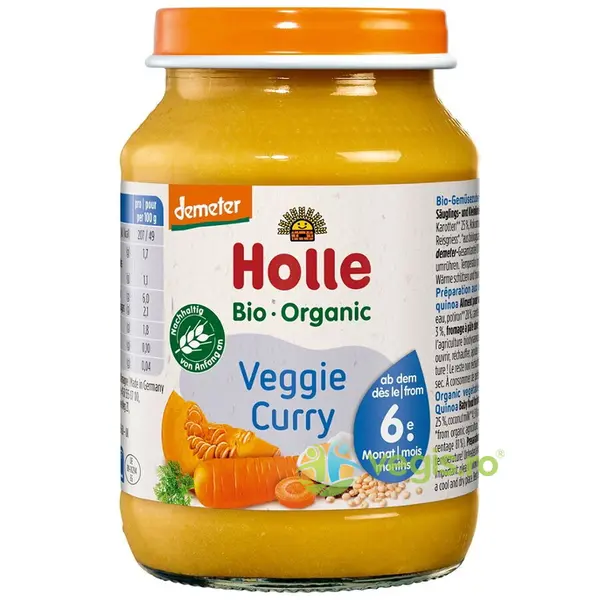 Curry pentru Copii +6 Luni Ecologic/Bio 190g