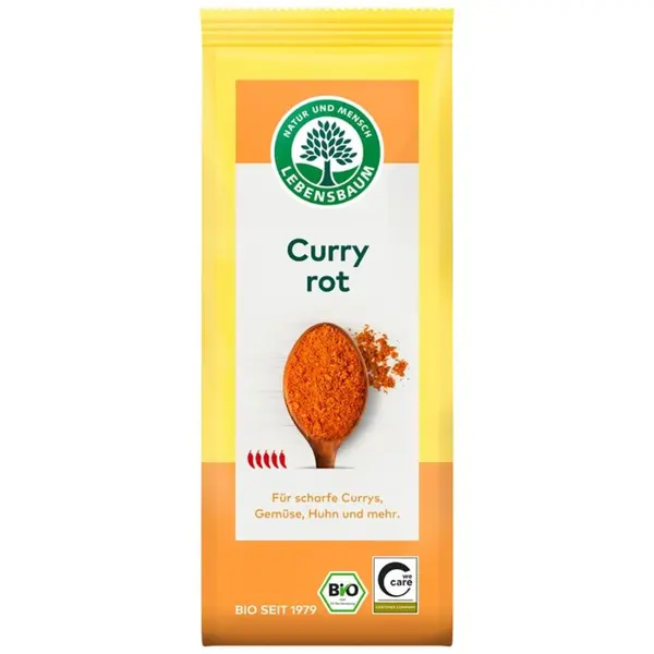 Curry rosu picant, eco - 50 g