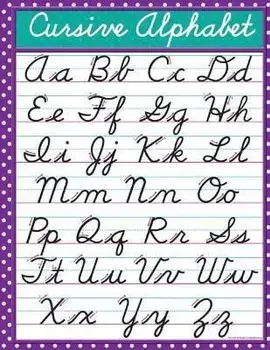 Cursive Alphabet: Cursive Handwriting Workbook for Kids and teen: Beginning Cursive helps children learn the basics of cursive writing i/Mike Stewart