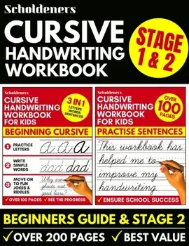 Cursive Handwriting Workbook: 2-in-1 Book Set For Kids (Cursive for Beginners / Cursive Writing Practice Book), Paperback/Scholdeners