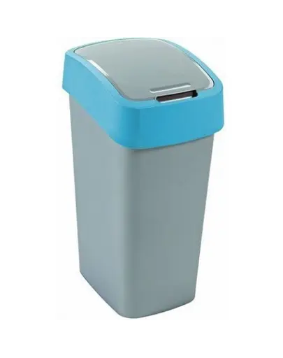 CURVER Coș de gunoi FLIP BIN 45 L argintiu/albastru