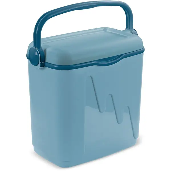 CURVER Lada frigorifica turistica 20L Curver, portabila, ideala pentru calatorii, camping si picnicuri, 42.8 x 26.5 x 49.6 cm, Albastru deschis