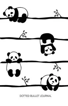 Cute Pandas - Dotted Bullet Journal: Medium A5 - 5.83X8.27 - Blank Classic