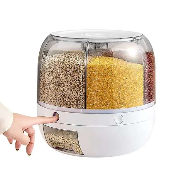 Cutie alimentara pentru cereale, design rotativ, 6.5 Litri