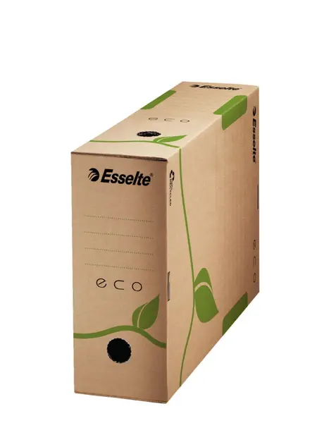 Cutie arhivare carton reciclat A4 cotor 100mm kraft Esselte Eco Cutie arhivare carton reciclat A4 cotor 100mm kraft Esselte Eco