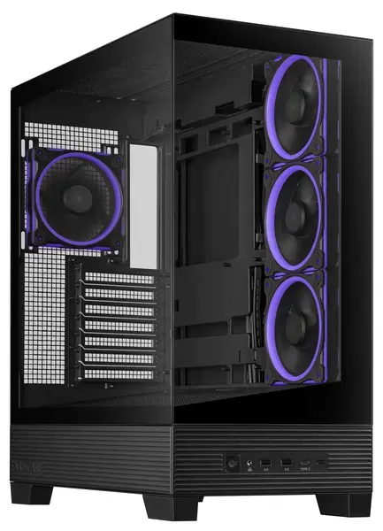 Cutie ASUS – A31 Plus TG ARGB, mid tower, neagră