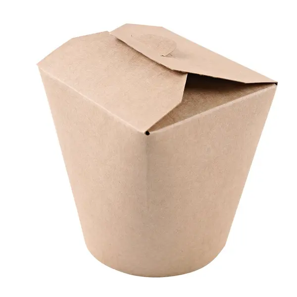 Cutie catering ASIA 800 ml ?10cm inalt 11.2 cm - hartie kraft impregnata PLA - 100% degradabila