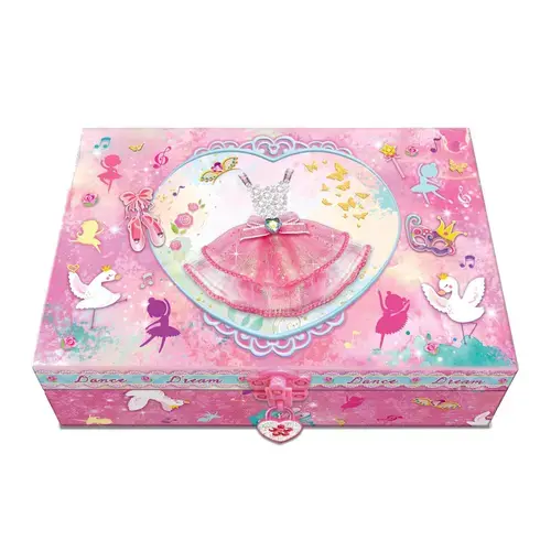 Cutie cu accesorii pentru fetite, Pecoware, Carton/Plastic, Multicolor