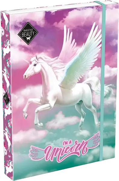 Cutie cu bandă elastică Lizzy Card Magical Beauty - A4