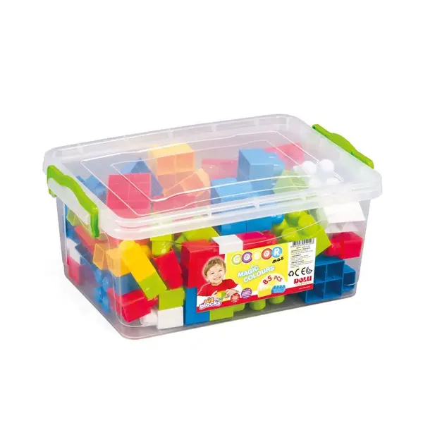 Cutie cu cuburi Dolu Big Blocks 85 piese