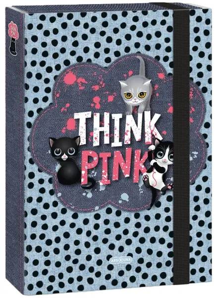 Cutie cu gumă de șters Ars Una Think-Pink - A4