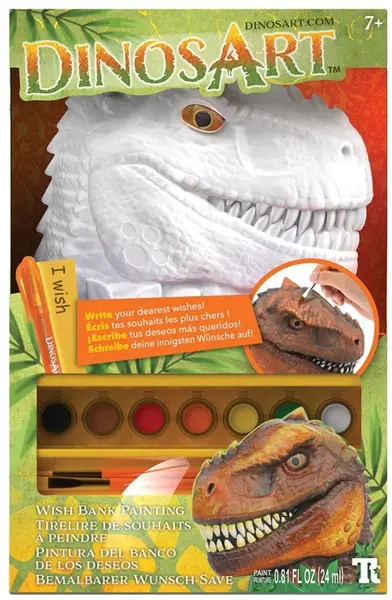Cutie de colorat DinosArt - Dinozaur