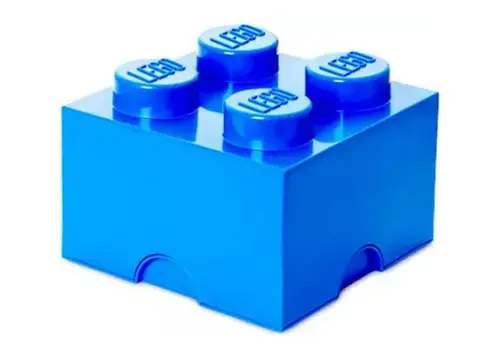 Cutie de depozitare LEGO 2x2 40031731 (Albastru inchis)