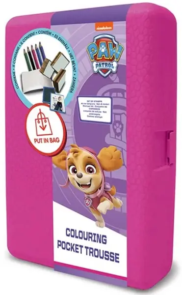 Cutie de depozitare Multiprint Paw Patrol - Cu accesorii, roz