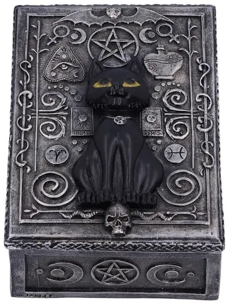 Cutie de depozitare Nemesis Now Adult: Gothic - Familiar Spell Box, 13 cm